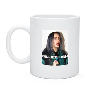 Кружка с принтом BILLIE EILISH в Екатеринбурге, керамика | объем — 330 мл, диаметр — 80 мм. Принт наносится на бока кружки, можно сделать два разных изображения | bilie | billi | billie | eilish | eillish | elish | ellish | айлиш | алиш | били | билли | эйлиш | элиш