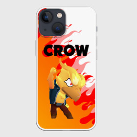 Чехол для iPhone 13 mini с принтом BRAWL STARS CROW PHOENIX в Екатеринбурге,  |  | android | brawl stars | colt | crow | games | leon | penny | poco. | shelly | spike | wanted | брав | бравл старс | звезды | игры | мобильные игры | старс