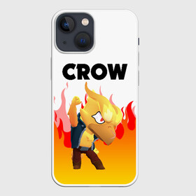 Чехол для iPhone 13 mini с принтом BRAWL STARS CROW PHOENIX в Екатеринбурге,  |  | android | brawl stars | colt | crow | games | leon | penny | poco. | shelly | spike | wanted | брав | бравл старс | звезды | игры | мобильные игры | старс