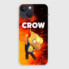 Чехол для iPhone 13 mini с принтом BRAWL STARS CROW PHOENIX в Екатеринбурге,  |  | android | brawl stars | colt | crow | games | leon | penny | poco. | shelly | spike | wanted | брав | бравл старс | звезды | игры | мобильные игры | старс