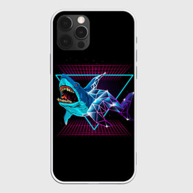 Чехол для iPhone 12 Pro Max с принтом Shark в Екатеринбурге, Силикон |  | Тематика изображения на принте: 80 | cyber | dark | game | hotline | hotlinemiami | maiami | moon | music | outrun | retro | retrowave | shark | synth | synthwave | акула | игра | кибер | луна | море | ночь | океан | ретро