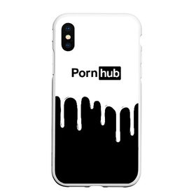 Чехол для iPhone XS Max матовый с принтом PornHub в Екатеринбурге, Силикон | Область печати: задняя сторона чехла, без боковых панелей | brazzers | pron | бразерс | браззерс | любовь | сайт | сэкс