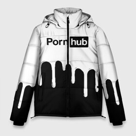 Мужская зимняя куртка 3D с принтом PornHub в Екатеринбурге, верх — 100% полиэстер; подкладка — 100% полиэстер; утеплитель — 100% полиэстер | длина ниже бедра, свободный силуэт Оверсайз. Есть воротник-стойка, отстегивающийся капюшон и ветрозащитная планка. 

Боковые карманы с листочкой на кнопках и внутренний карман на молнии. | Тематика изображения на принте: brazzers | pron | бразерс | браззерс | любовь | сайт | сэкс