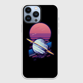 Чехол для iPhone 13 Pro Max с принтом Retro Planet в Екатеринбурге,  |  | 80 | cyber | earth | game | hotline | maiami | music | outrun | planet | retro | retrowave | space | synth | synthwave | земля | игра | кибер | космос | планета | планеты | ретро