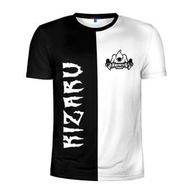 Мужская футболка 3D спортивная с принтом KIZARU в Екатеринбурге, 100% полиэстер с улучшенными характеристиками | приталенный силуэт, круглая горловина, широкие плечи, сужается к линии бедра | family | haunted | karmageddon | karmagedon | kizaru | кармагеддон | кармагедон | кизару | фэмили | хаунтед