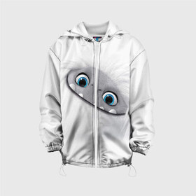 Детская куртка 3D с принтом ABOMINABLE (Эверест) в Екатеринбурге, 100% полиэстер | застежка — молния, подол и капюшон оформлены резинкой с фиксаторами, по бокам — два кармана без застежек, один потайной карман на груди, плотность верхнего слоя — 90 г/м2; плотность флисового подклада — 260 г/м2 | Тематика изображения на принте: abominable | детям | для детей | ети | йети | лу | мультфильм | отвратительный | чудовище | эверест