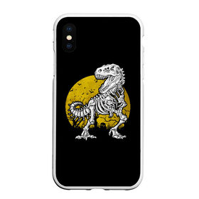 Чехол для iPhone XS Max матовый с принтом T-Rex в Екатеринбурге, Силикон | Область печати: задняя сторона чехла, без боковых панелей | 19 | 2019 | cat | ghost | halloween | ведьма | динозавр | кости | кошка | ночь | паук | приведение | призрак | скелет | тирекс | тыква | тьма | ужас | хелловин | хеллоувин | хэллоуин | череп