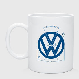 Кружка с принтом Volkswagen в Екатеринбурге, керамика | объем — 330 мл, диаметр — 80 мм. Принт наносится на бока кружки, можно сделать два разных изображения | golf | golf gti | volkswagen | вольксваген | фолькс ваген | фольксваген