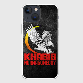 Чехол для iPhone 13 mini с принтом Khabib Nurmagomedov 242 в Екатеринбурге,  |  | eagles | khabib | mma | nurmagomedov | борьба | дзюдо | нурмагомедов | октагон | орёл | репплинг | самбо