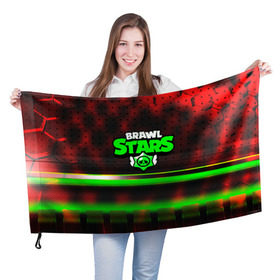 Флаг 3D с принтом BRAWL STARS в Екатеринбурге, 100% полиэстер | плотность ткани — 95 г/м2, размер — 67 х 109 см. Принт наносится с одной стороны | android | brawl stars | games | mobile game | stars | игры | мобильные игры