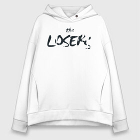 Женское худи Oversize хлопок с принтом The Losers в Екатеринбурге, френч-терри — 70% хлопок, 30% полиэстер. Мягкий теплый начес внутри —100% хлопок | боковые карманы, эластичные манжеты и нижняя кромка, капюшон на магнитной кнопке | clown | derry | it 2 | it: chapter two | loser | lover | pennywise | shtatit | stephen king | warner brothers | ворнер бразерс | дерри | клоун | оно 2 | пеннивайз | стивен кинг