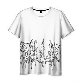 Мужская футболка 3D с принтом Billie Eilish в Екатеринбурге, 100% полиэфир | прямой крой, круглый вырез горловины, длина до линии бедер | billie | eilish | graffiti | айлиш | беляш | беляшик | билли | инди поп | поп | электропоп | эмо поп