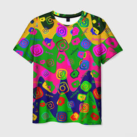 Мужская футболка 3D с принтом Instagram в Екатеринбурге, 100% полиэфир | прямой крой, круглый вырез горловины, длина до линии бедер | application | instagram | инстаграм | приложение