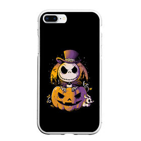 Чехол для iPhone 7Plus/8 Plus матовый с принтом The Nightmare Before Christmas в Екатеринбурге, Силикон | Область печати: задняя сторона чехла, без боковых панелей | before | burton | christmas | horror | jack skellington | nightmare | tim | timothy | walter | бёртон | джек | перед | рождеством | скеллингтон | тим | тимоти | ужастик | ужасы