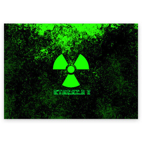 Поздравительная открытка с принтом S.T.A.L.K.E.R 2 в Екатеринбурге, 100% бумага | плотность бумаги 280 г/м2, матовая, на обратной стороне линовка и место для марки
 | game | stalker | stalker 2 | глуховский | радиация | сталкер | сталкеры | чернобыль | ядерный взрыв