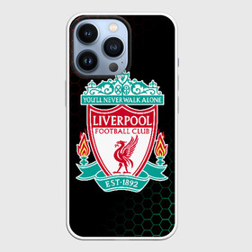 Чехол для iPhone 13 Pro с принтом LIVERPOOL в Екатеринбурге,  |  | Тематика изображения на принте: lfc | liverpool | sport | ynwa | ливерпуль | лфк | спорт