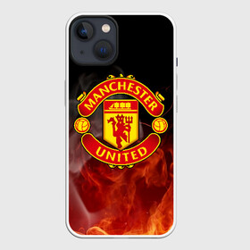 Чехол для iPhone 13 с принтом МАНЧЕСТЕР ЮНАЙТЕД в Екатеринбурге,  |  | fc | fcmu | football | football club | manchester united | sport | манчестер юнайтед | спорт | фк | фкмю | футбол | футбольный клуб