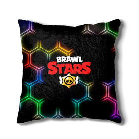 Подушка 3D с принтом Brawl Stars Color Hex в Екатеринбурге, наволочка – 100% полиэстер, наполнитель – холлофайбер (легкий наполнитель, не вызывает аллергию). | состоит из подушки и наволочки. Наволочка на молнии, легко снимается для стирки | Тематика изображения на принте: brawl | brawl st | brawl stars | colt | hexagon | logo | map | mobo | pattern | poco | shelly | stars | бравл | игра | игры | карта | кольт | лого | мобильные игры | патерн | паттерн | поко | соты | старс | шелли