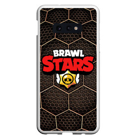 Чехол для Samsung S10E с принтом Brawl Stars Metal Hex в Екатеринбурге, Силикон | Область печати: задняя сторона чехла, без боковых панелей | brawl | brawl st | brawl stars | colt | hexagon | logo | map | mobo | pattern | poco | shelly | stars | бравл | игра | игры | карта | кольт | лого | мобильные игры | патерн | паттерн | поко | соты | старс | шелли