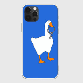 Чехол для iPhone 12 Pro Max с принтом Untitled Goose Game в Екатеринбурге, Силикон |  | Тематика изображения на принте: epic store | ugg | untitled goose game | гусь | игра без названия | игра про гуся | неназванная игра про гуся