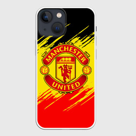 Чехол для iPhone 13 mini с принтом МАНЧЕСТЕР ЮНАЙТЕД в Екатеринбурге,  |  | fc | fcmu | football | football club | manchester united | sport | манчестер юнайтед | спорт | фк | фкмю | футбол | футбольный клуб