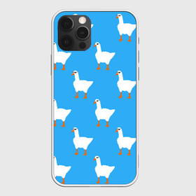 Чехол для iPhone 12 Pro Max с принтом КРУТЫЕ ГУСИ в Екатеринбурге, Силикон |  | meme | untitled goose game | злой гусь | мем | птица