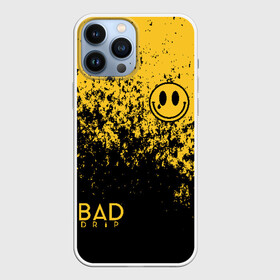Чехол для iPhone 13 Pro Max с принтом BAD DRIP в Екатеринбурге,  |  | bad | baddrip | cloud | coil | drip | smoke | vape | wape | бак | вейп | вейпер | дрипка | дым | койл | культура | мод | облако | пар | хипстер