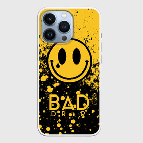 Чехол для iPhone 13 Pro с принтом BAD DRIP в Екатеринбурге,  |  | bad | baddrip | cloud | coil | drip | smoke | vape | wape | бак | вейп | вейпер | дрипка | дым | койл | культура | мод | облако | пар | хипстер