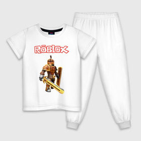 Детская пижама хлопок с принтом ROBLOX в Екатеринбурге, 100% хлопок |  брюки и футболка прямого кроя, без карманов, на брюках мягкая резинка на поясе и по низу штанин
 | roblox | roblox simulator. | код роблокс | роблокс | роблокс симулятор