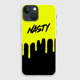 Чехол для iPhone 13 mini с принтом NASTY JUICE в Екатеринбурге,  |  | bad | baddrip | cloud | coil | drip | juice | nasty | smoke | vape | wape | бак | бэд дрип | вейп | вейпер | дрипка | дым | койл | культура | мод | нэсти | облако | пар | хипстер