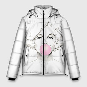 Мужская зимняя куртка 3D с принтом Мэрилин Монро в Екатеринбурге, верх — 100% полиэстер; подкладка — 100% полиэстер; утеплитель — 100% полиэстер | длина ниже бедра, свободный силуэт Оверсайз. Есть воротник-стойка, отстегивающийся капюшон и ветрозащитная планка. 

Боковые карманы с листочкой на кнопках и внутренний карман на молнии. | girl | girls | marilyn monroe | monroe | retro | актриса | девушка | знаменитости | знаменитость | картинки | модель | монро | мэрилин монро | прикольные | ретро