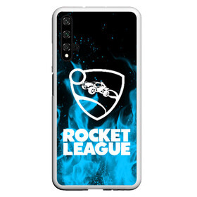 Чехол для Honor 20 с принтом ROCKET LEAGUE в Екатеринбурге, Силикон | Область печати: задняя сторона чехла, без боковых панелей | racing. | rocket league | rocket league garage | rocket trade | гонки | рокет лига