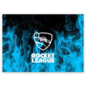 Поздравительная открытка с принтом ROCKET LEAGUE в Екатеринбурге, 100% бумага | плотность бумаги 280 г/м2, матовая, на обратной стороне линовка и место для марки
 | Тематика изображения на принте: racing. | rocket league | rocket league garage | rocket trade | гонки | рокет лига