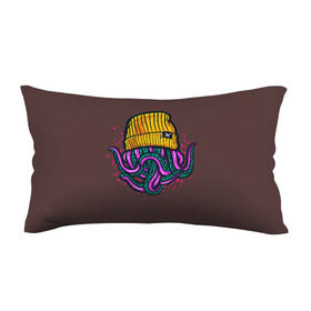 Подушка 3D антистресс с принтом Octopus(Lil Peep, GBC) в Екатеринбурге, наволочка — 100% полиэстер, наполнитель — вспененный полистирол | состоит из подушки и наволочки на молнии | gbc | lil | peep | rap | rock | бордовый | желтый | зеленый | исполнитель | картинка | надпись на спине | осьминог | редактируемый дизайн | рок | рэп | рэпер | сочный цвет | фиолетовый