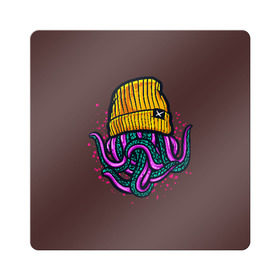 Магнит виниловый Квадрат с принтом Octopus(Lil Peep, GBC) в Екатеринбурге, полимерный материал с магнитным слоем | размер 9*9 см, закругленные углы | Тематика изображения на принте: gbc | lil | peep | rap | rock | бордовый | желтый | зеленый | исполнитель | картинка | надпись на спине | осьминог | редактируемый дизайн | рок | рэп | рэпер | сочный цвет | фиолетовый