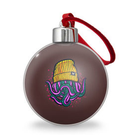 Ёлочный шар с принтом Octopus(Lil Peep, GBC) в Екатеринбурге, Пластик | Диаметр: 77 мм | Тематика изображения на принте: gbc | lil | peep | rap | rock | бордовый | желтый | зеленый | исполнитель | картинка | надпись на спине | осьминог | редактируемый дизайн | рок | рэп | рэпер | сочный цвет | фиолетовый