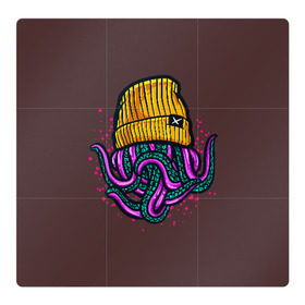 Магнитный плакат 3Х3 с принтом Octopus(Lil Peep, GBC) в Екатеринбурге, Полимерный материал с магнитным слоем | 9 деталей размером 9*9 см | Тематика изображения на принте: gbc | lil | peep | rap | rock | бордовый | желтый | зеленый | исполнитель | картинка | надпись на спине | осьминог | редактируемый дизайн | рок | рэп | рэпер | сочный цвет | фиолетовый