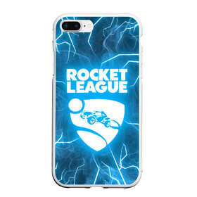 Чехол для iPhone 7Plus/8 Plus матовый с принтом ROCKET LEAGUE в Екатеринбурге, Силикон | Область печати: задняя сторона чехла, без боковых панелей | racing. | rocket league | rocket league garage | rocket trade | гонки | рокет лига