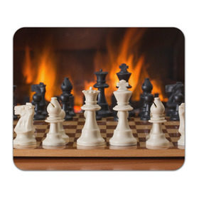 Коврик для мышки прямоугольный с принтом Шахматы в Екатеринбурге, натуральный каучук | размер 230 х 185 мм; запечатка лицевой стороны | дамка | доска | игра | игры | камин | конь | король | огне | огнём | огненное | огонь | пешка | пламя | слон | ферзь | фигурки | фигуры | шахматная | шахматы