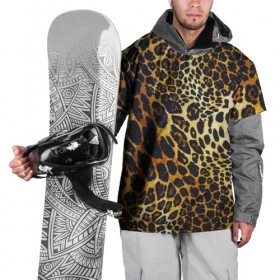 Накидка на куртку 3D с принтом Леопард в Екатеринбурге, 100% полиэстер |  | Тематика изображения на принте: кошка | лео | леопард | мех | хищник