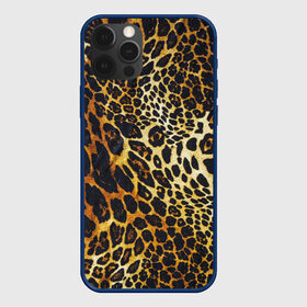 Чехол для iPhone 12 Pro с принтом Леопард в Екатеринбурге, силикон | область печати: задняя сторона чехла, без боковых панелей | кошка | лео | леопард | мех | хищник