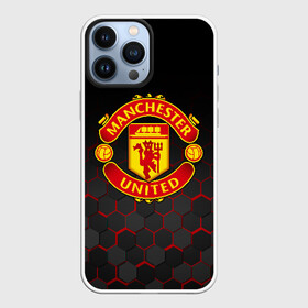 Чехол для iPhone 13 Pro Max с принтом МАНЧЕСТЕР ЮНАЙТЕД | FCMU | MANCHESTER UNITED в Екатеринбурге,  |  | Тематика изображения на принте: fc | fcmu | football | football club | manchester united | sport | манчестер юнайтед | спорт | фк | фкмю | футбол | футбольный клуб