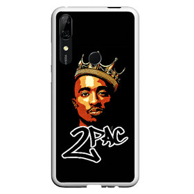 Чехол для Honor P Smart Z с принтом 2pac в Екатеринбурге, Силикон | Область печати: задняя сторона чехла, без боковых панелей | Тематика изображения на принте: 2pac | nigga | oldschool | pac | rap | нигга | олдскулл | пак | рэп | тупак