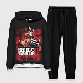 Мужской костюм 3D (с толстовкой) с принтом Red Dead Redemption в Екатеринбурге,  |  | dead | gamer | john | marston | rdr | red | redemption | rockstar | shooter | western | вестерн | джон | марстон | шутер