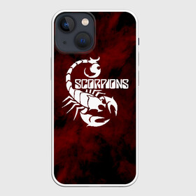 Чехол для iPhone 13 mini с принтом SCORPIONS в Екатеринбурге,  |  | scorpions | клаус майне | маттиас ябс | микки ди | павел мончивода | рудольф шенкер | скорпион | скорпионс