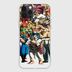 Чехол для iPhone 12 Pro с принтом Street Fighter Сharacters в Екатеринбурге, силикон | область печати: задняя сторона чехла, без боковых панелей | street fighter сharacters