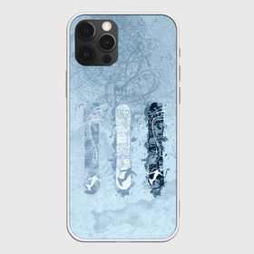Чехол для iPhone 12 Pro Max с принтом три сноуборда в Екатеринбурге, Силикон |  | Тематика изображения на принте: горы | зима | природа | снег | сноуборд | спорт