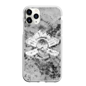 Чехол для iPhone 11 Pro матовый с принтом tie-dye snowboarding в Екатеринбурге, Силикон |  | горы | зима | природа | снег | сноуборд | спорт