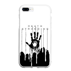 Чехол для iPhone 7Plus/8 Plus матовый с принтом DEATH STRANDING в Екатеринбурге, Силикон | Область печати: задняя сторона чехла, без боковых панелей | bridges uca | death stranded | death stranding | fragile express. | kojima productions | mikkelsen | void if tampered | кодзима гений | мадс миккельсен