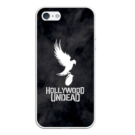 Чехол для iPhone 5/5S матовый с принтом HOLLYWOOD UNDEAD в Екатеринбурге, Силикон | Область печати: задняя сторона чехла, без боковых панелей | deuce | hollywood undead | hu | j dog | shady jeff | голивудская нежить | голливуд | даниэль мурильо | джордан террелл | джордж артур рейган | дилан альварес | мэттью сент клер | нежить